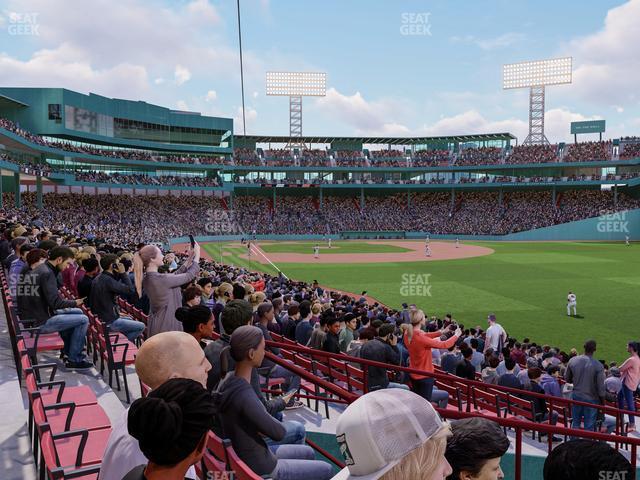 Seating view for Fenway Park Section Right Field Box 92