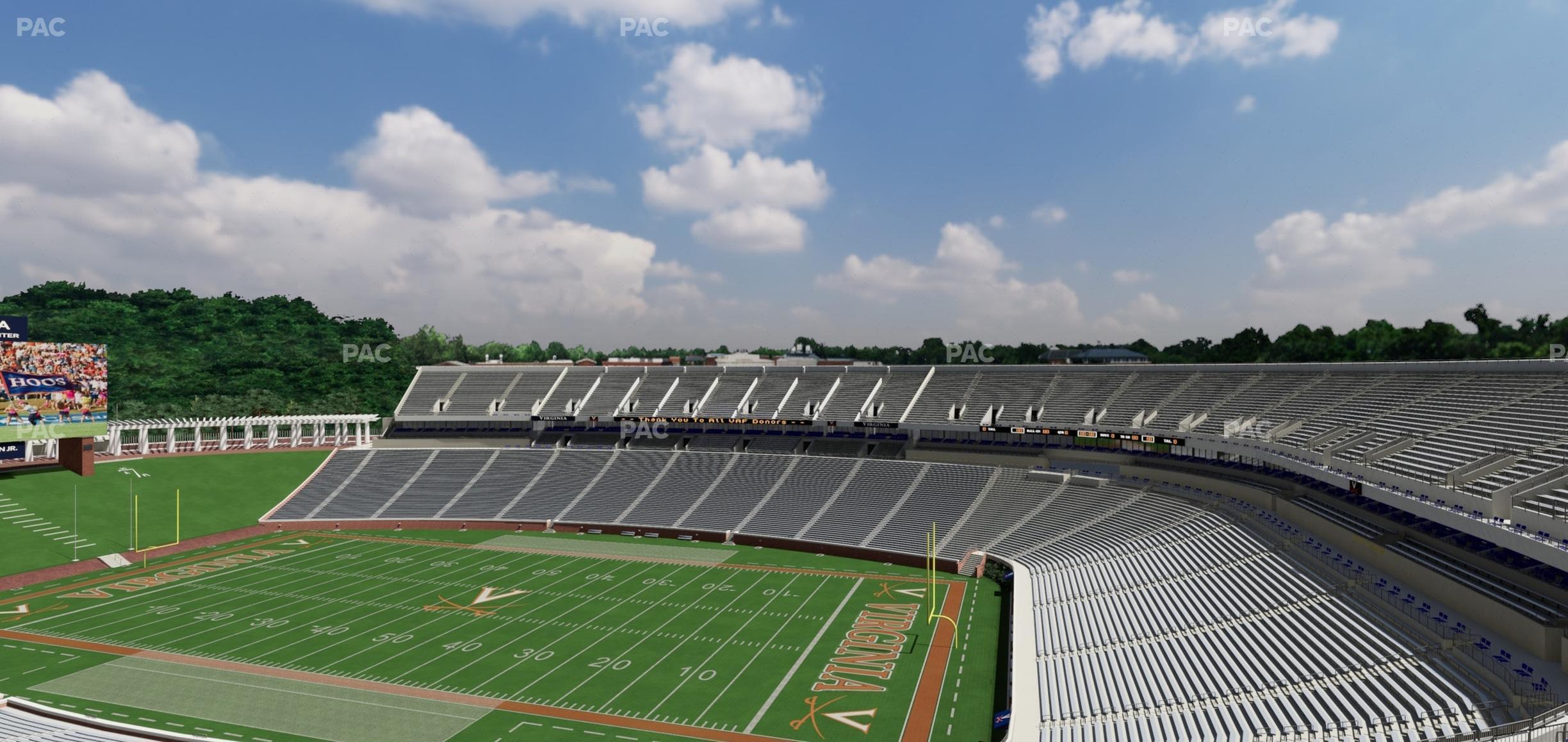 Seating view for Scott Stadium Section 528