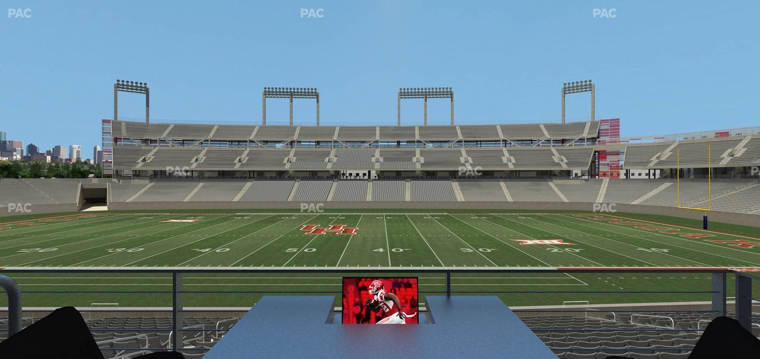 Seating view for TDECU Stadium Section Loge Box 11