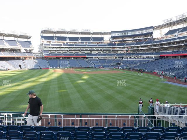 Seating view for Nationals Park Section 102