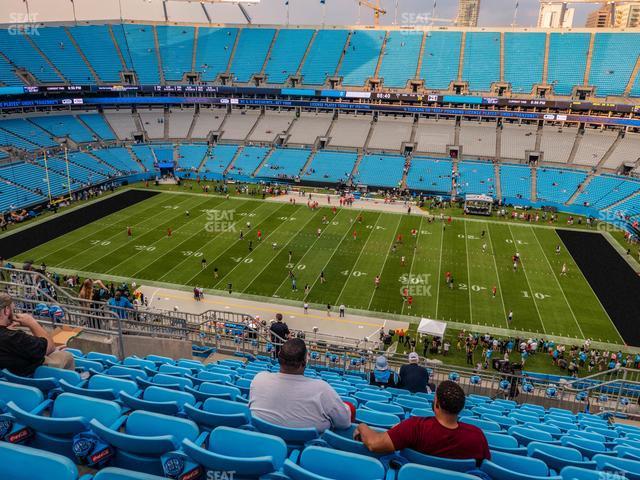 Seating view for Bank of America Stadium Section 540