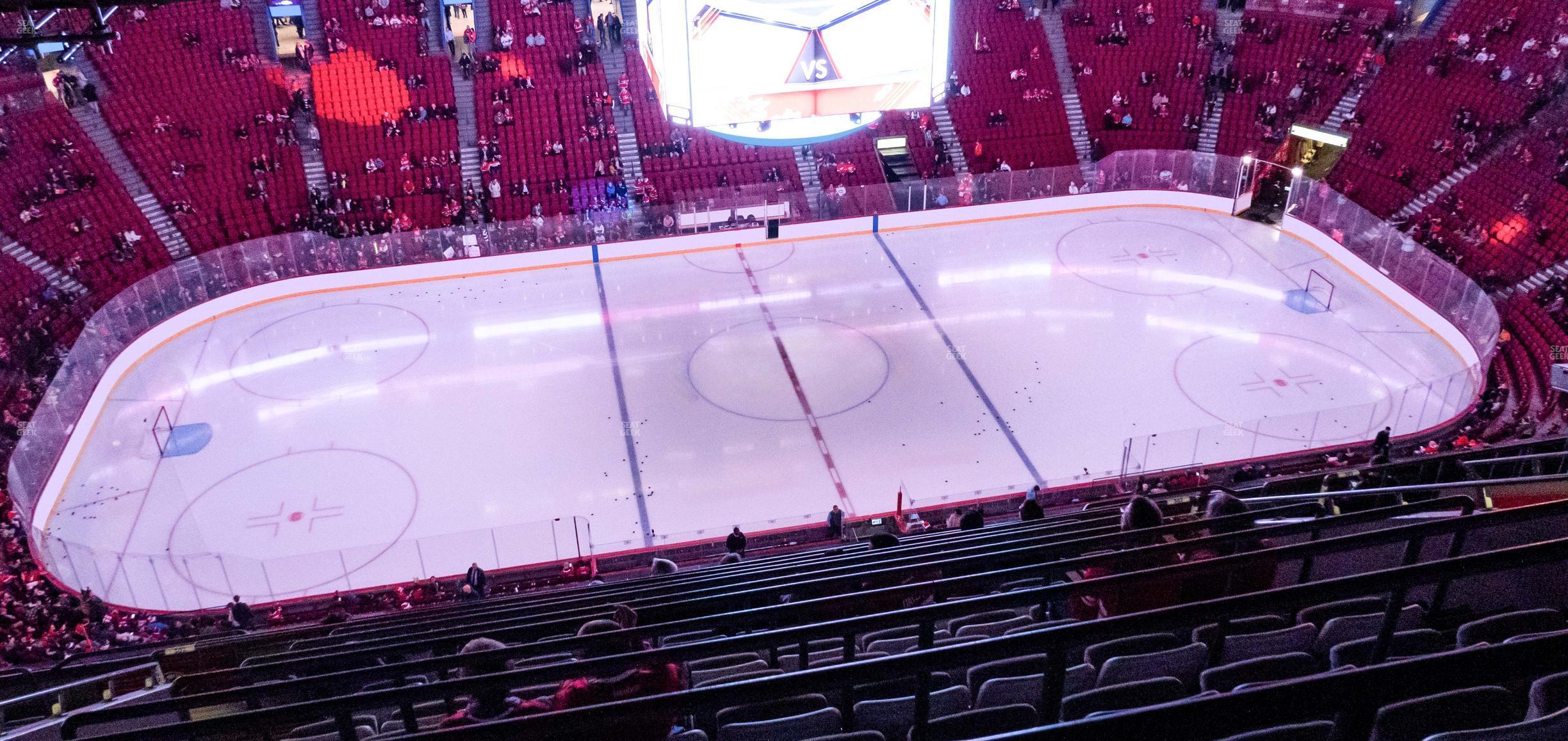 Seating view for Centre Bell Section 402