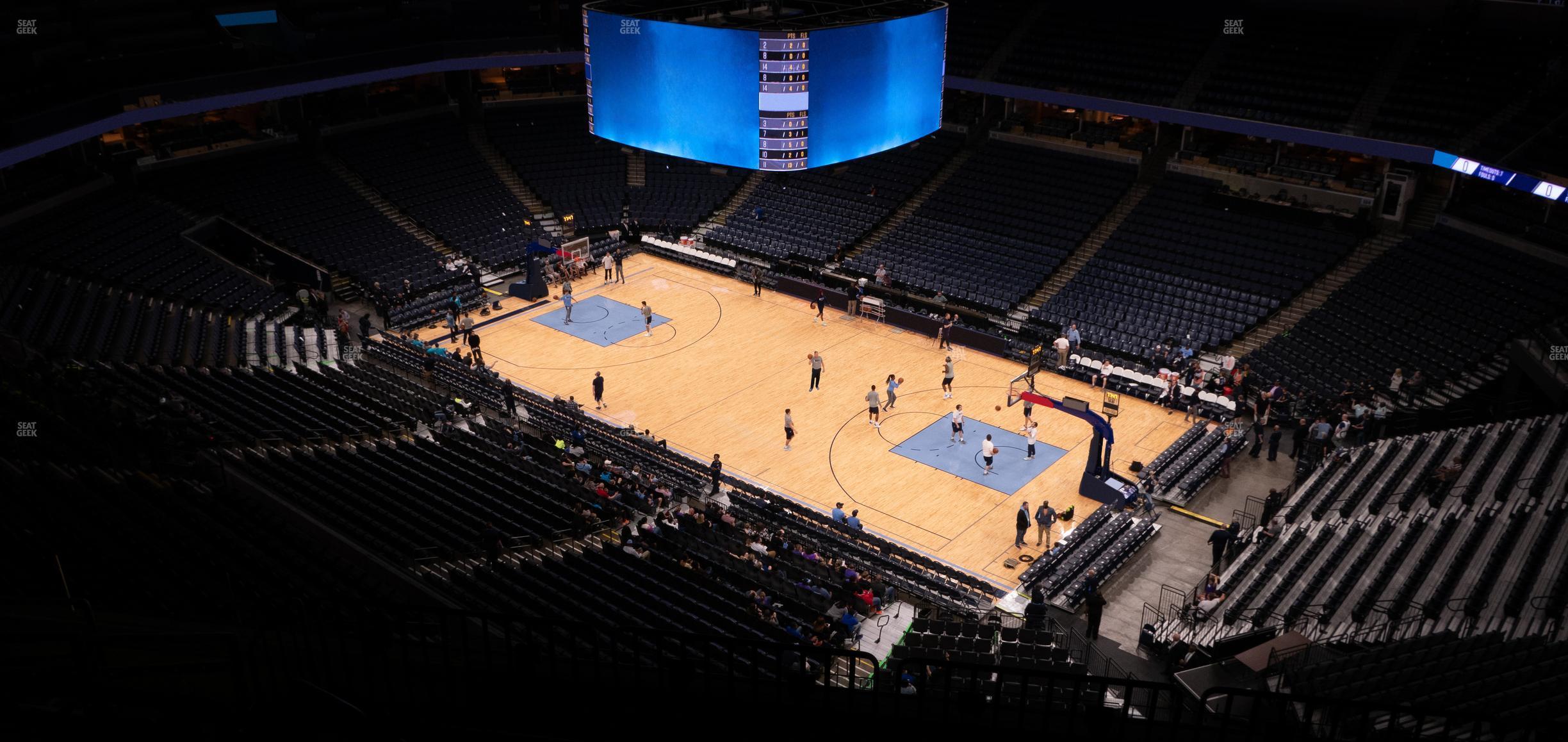 Seating view for FedExForum Section 228