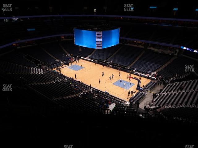 Seating view for FedExForum Section 228