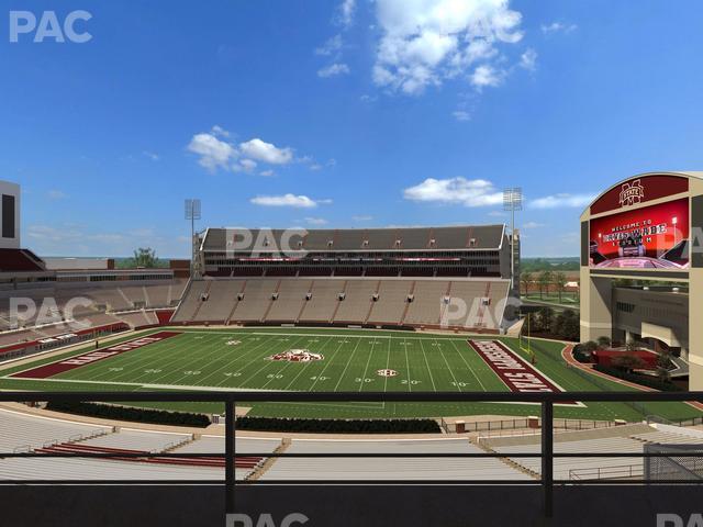 Seating view for Davis Wade Stadium Section 204