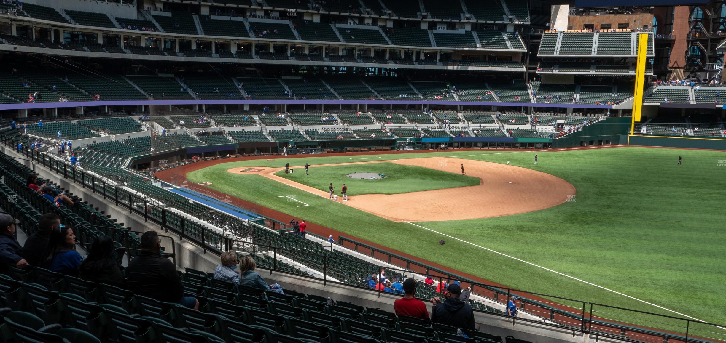 Seating view for Globe Life Field Section 124