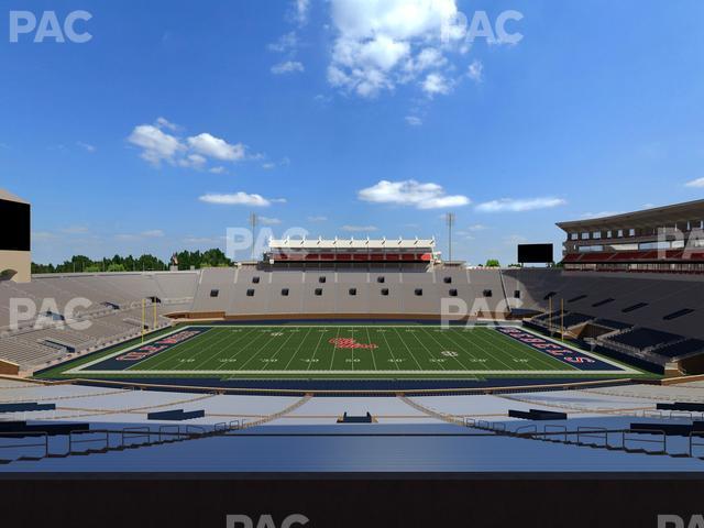 Seating view for Vaught Hemingway Stadium Section West Chairbacks 5