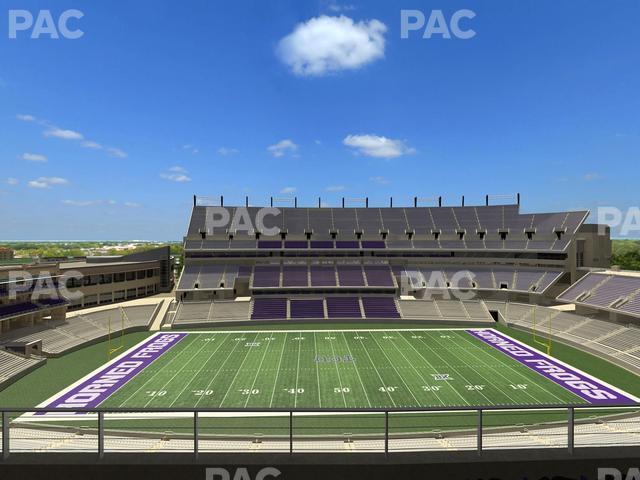 Seating view for Amon G. Carter Stadium Section Legends Club 331