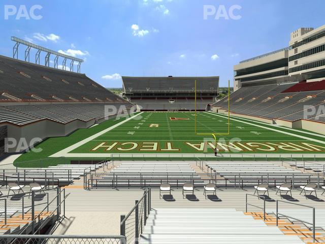 Seating view for Lane Stadium Section 122