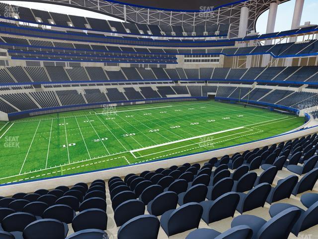 Seating view for SoFi Stadium Section Club 242