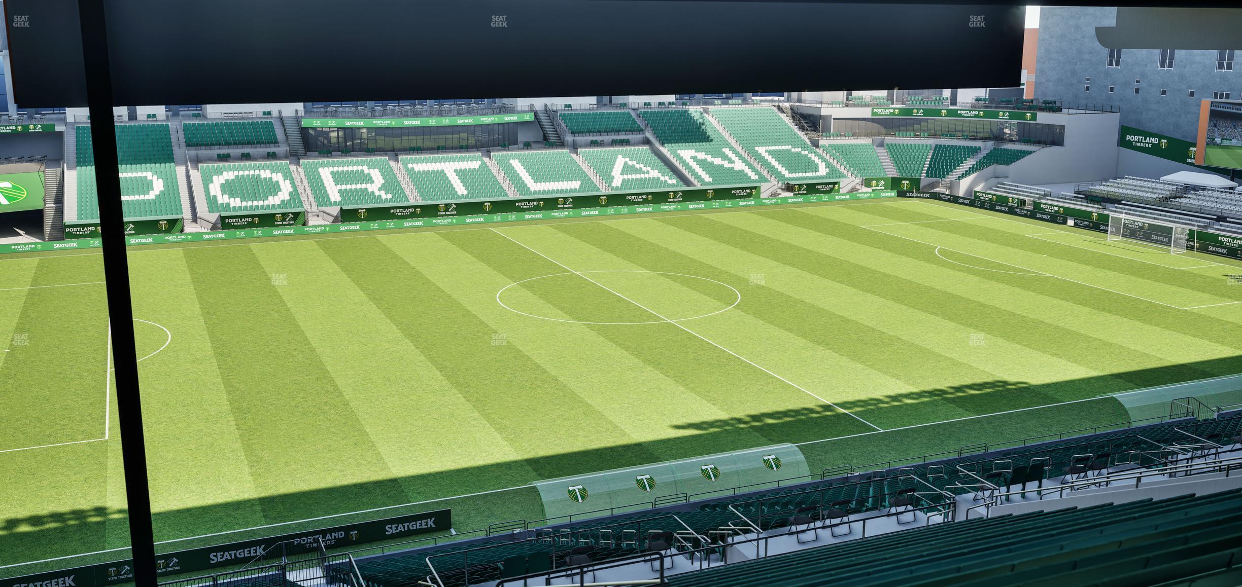 Seating view for Providence Park Section 215