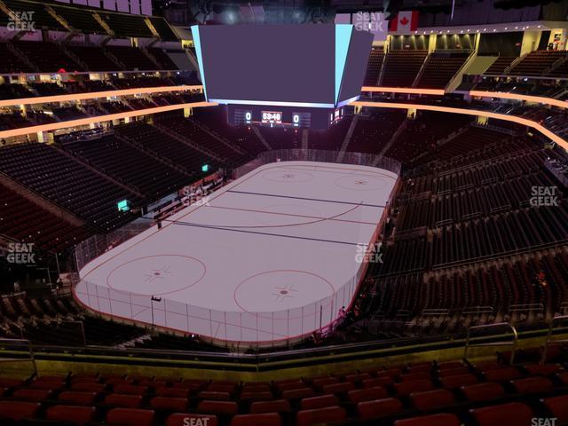 Seating view for Prudential Center Section 122