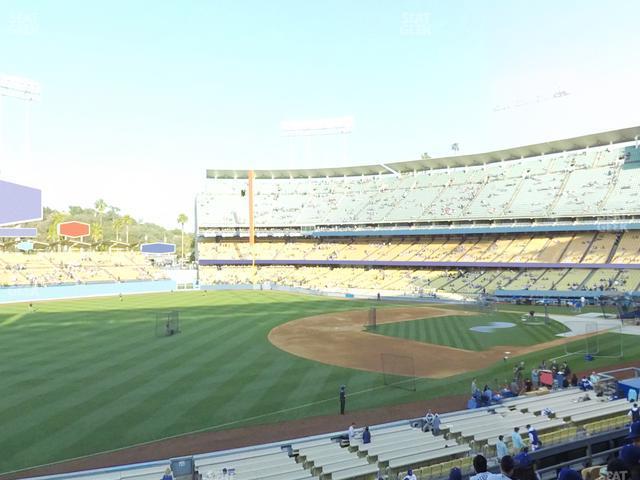 Seating view for Dodger Stadium Section 151 Lg