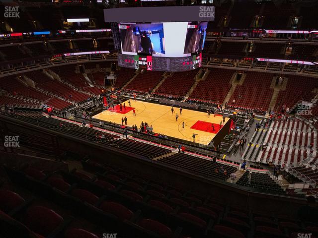 Seating view for United Center Section 315