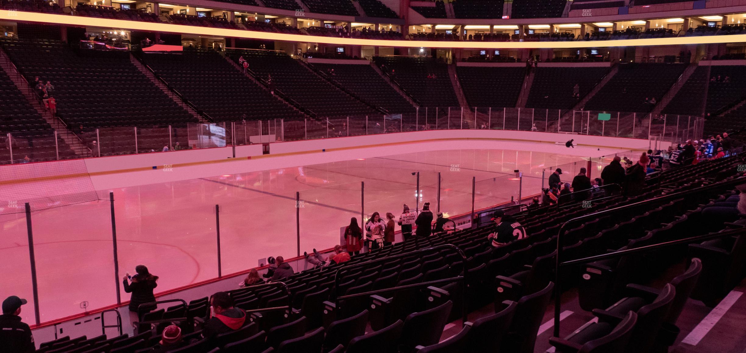 Seating view for Xcel Energy Center Section 119