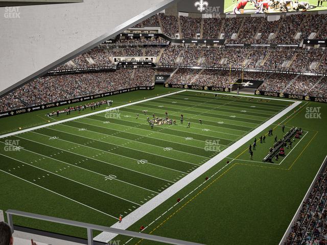 Seating view for Caesars Superdome Section Suite 464