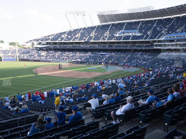 Seating view for Kauffman Stadium Section 212