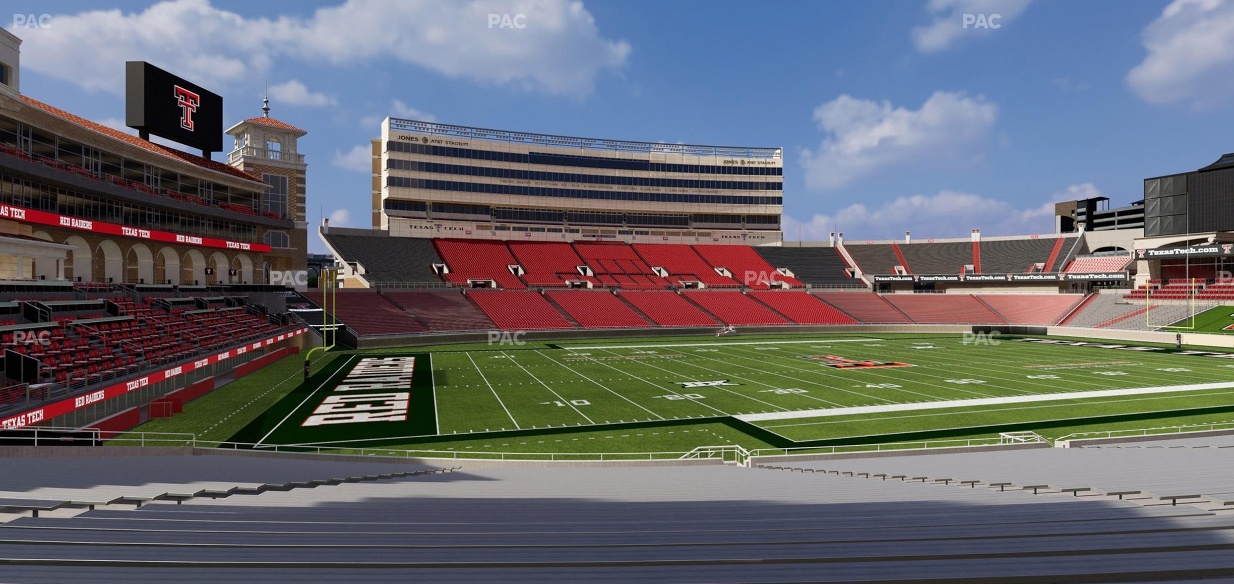 Seating view for Jones AT&T Stadium Section 22