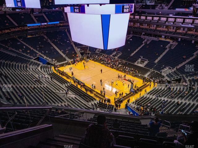 Seating view for Chase Center Section 202