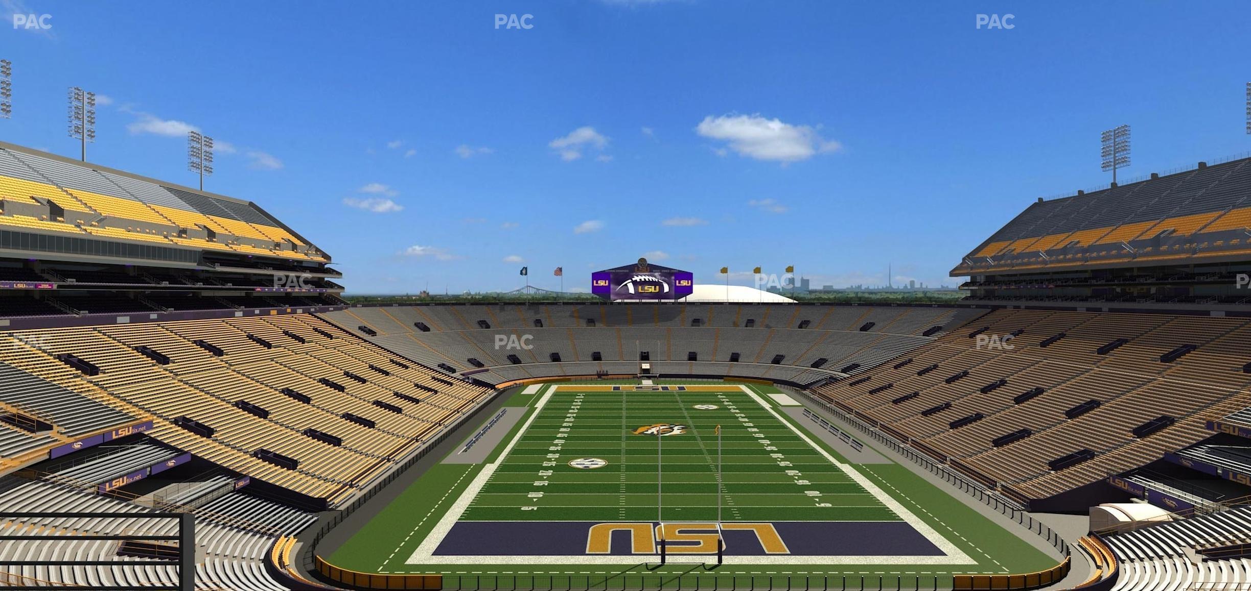 Seating view for Tiger Stadium Section Suite 155