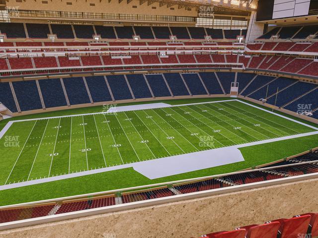 Seating view for NRG Stadium Section 510