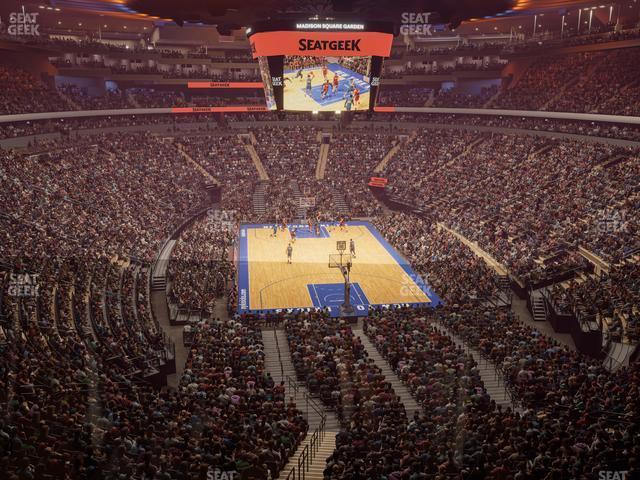 Seating view for Madison Square Garden Section 217 Lwc