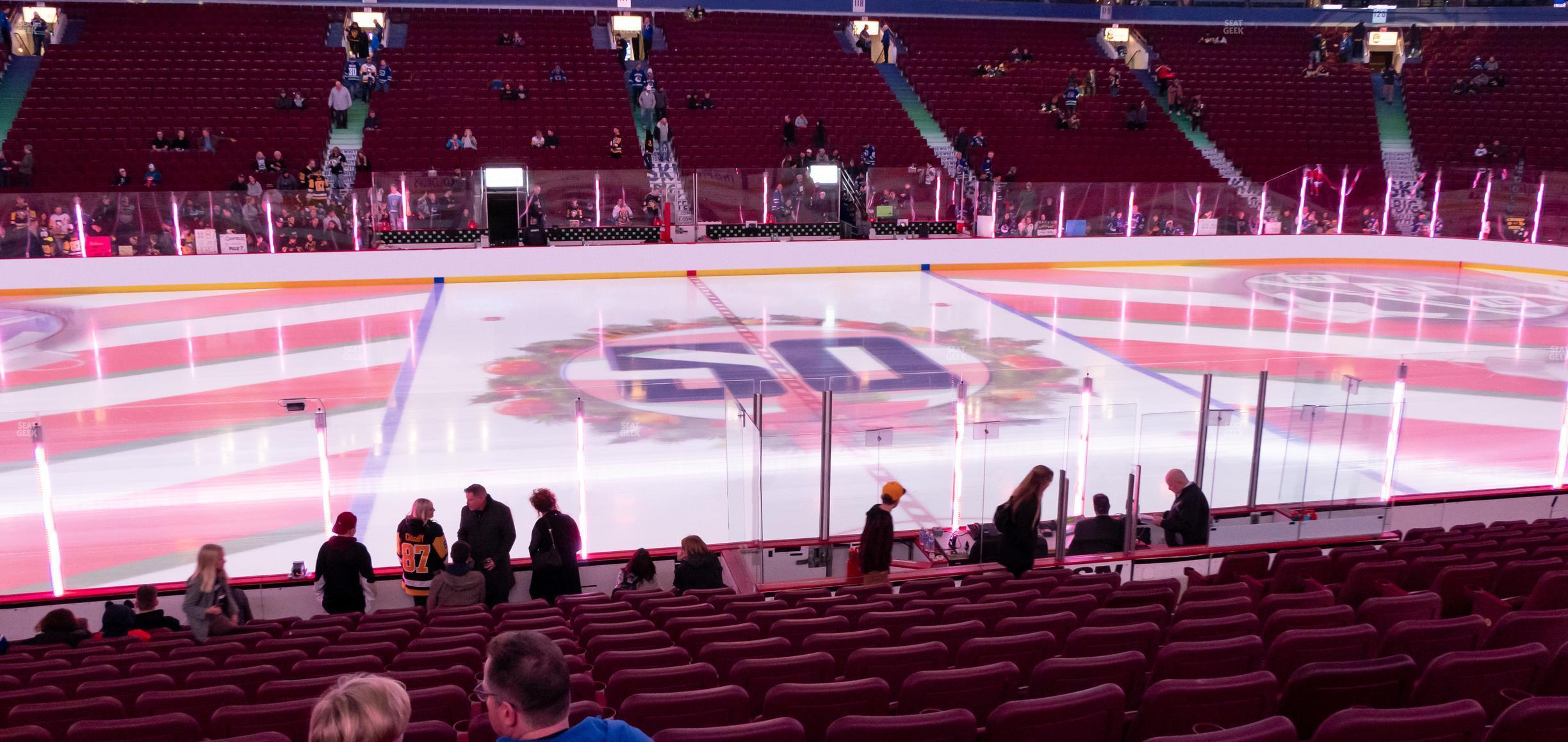 Seating view for Rogers Arena Section 106