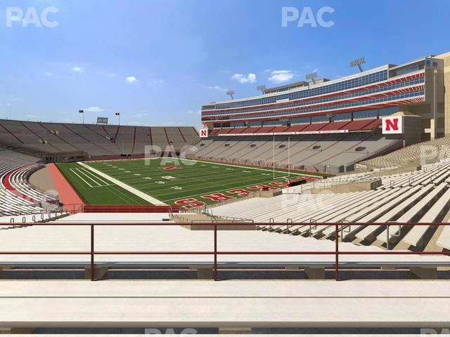 Seating view for Memorial Stadium Nebraska Section 39