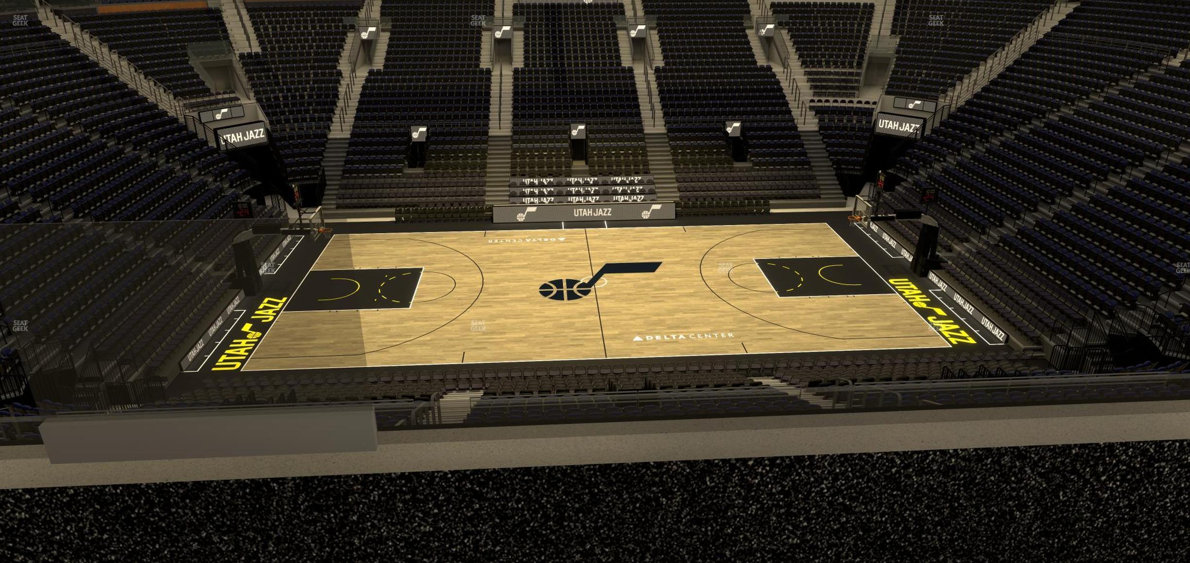 Seating view for Delta Center Section Suite 54