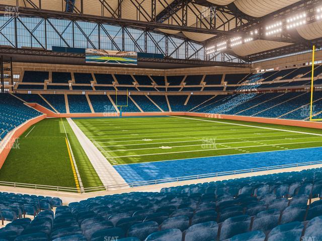 Seating view for Ford Field Section 114