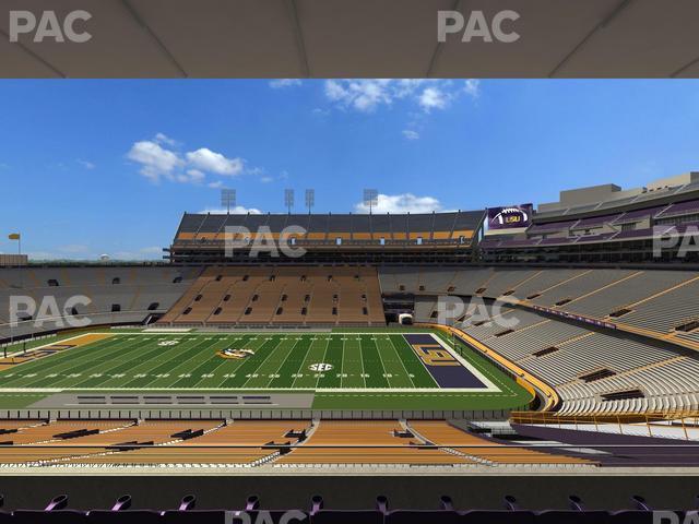 Seating view for Tiger Stadium Section Club 105