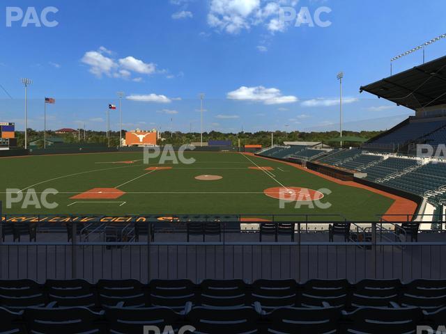 Seating view for UFCU Disch-Falk Field Section 110