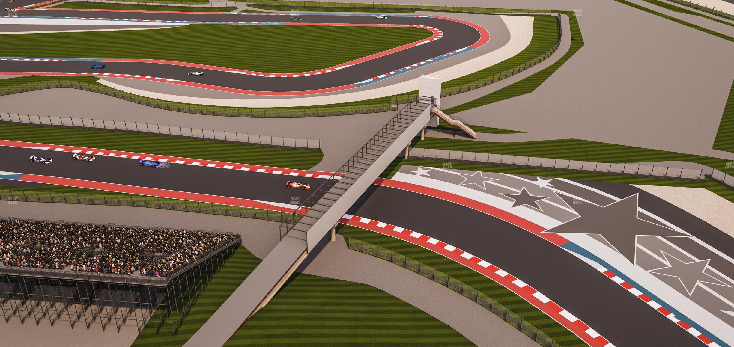 Seating view for Circuit of The Americas Section Owners Club