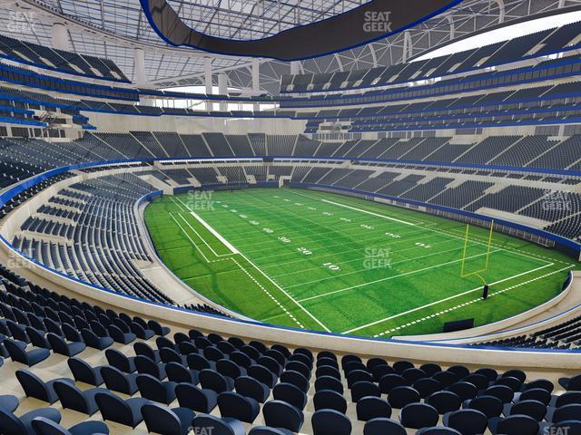 Seating view for SoFi Stadium Section 203