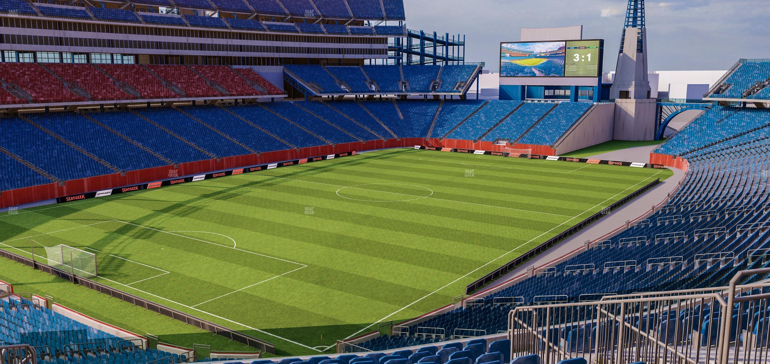 Seating view for Gillette Stadium Section 216