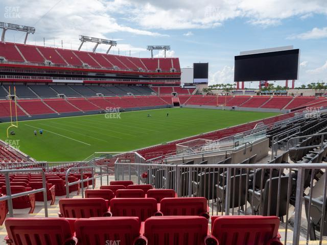 Seating view for Raymond James Stadium Section 204