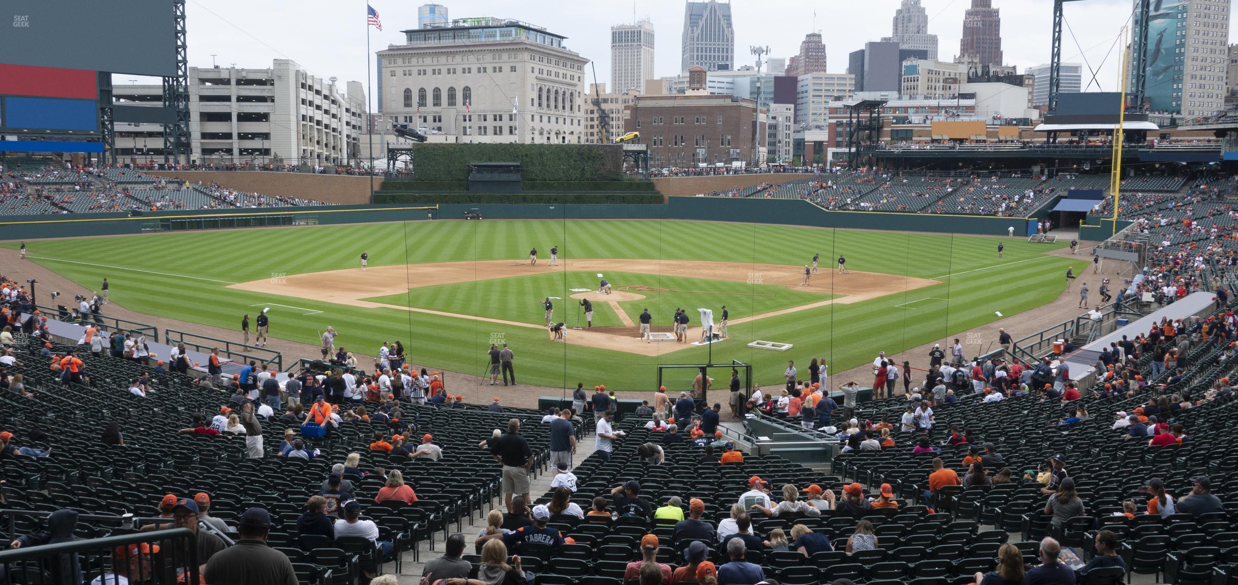 Seating view for Comerica Park Section 128