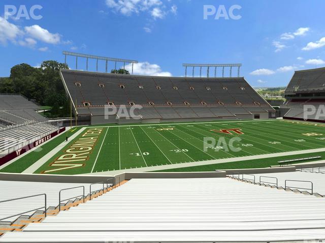 Seating view for Lane Stadium Section 114