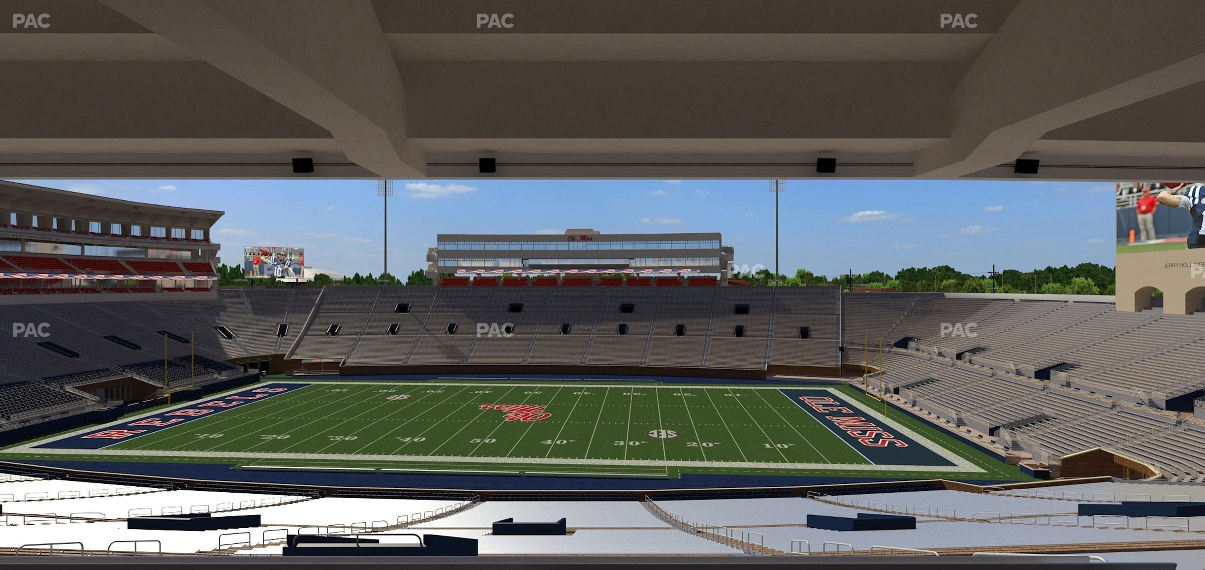 Seating view for Vaught Hemingway Stadium Section N