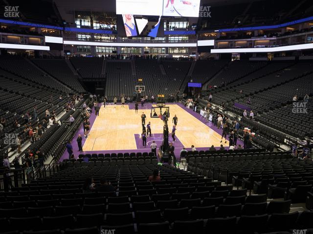 Seating view for Golden 1 Center Section 114