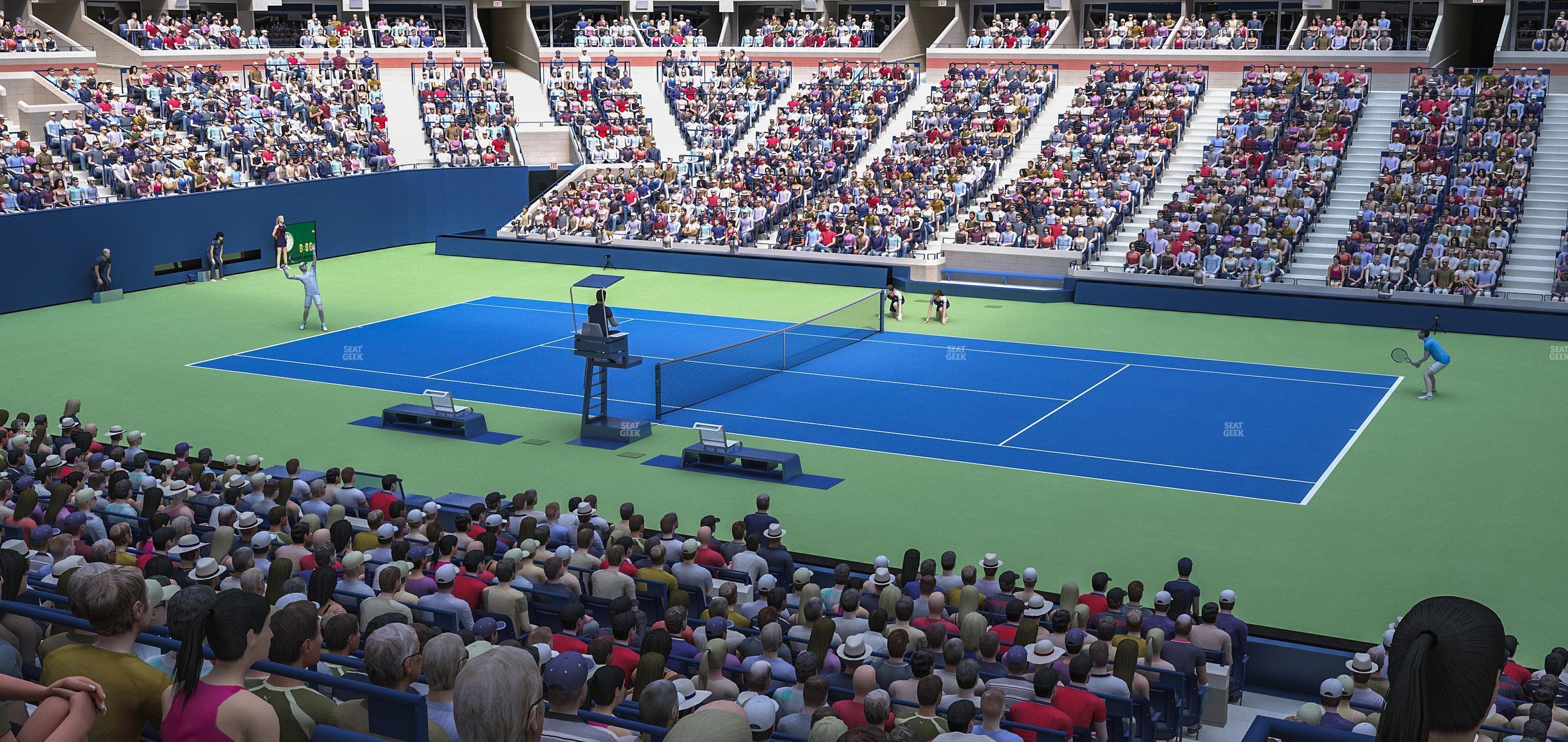 Seating view for Arthur Ashe Stadium Section Suite 138