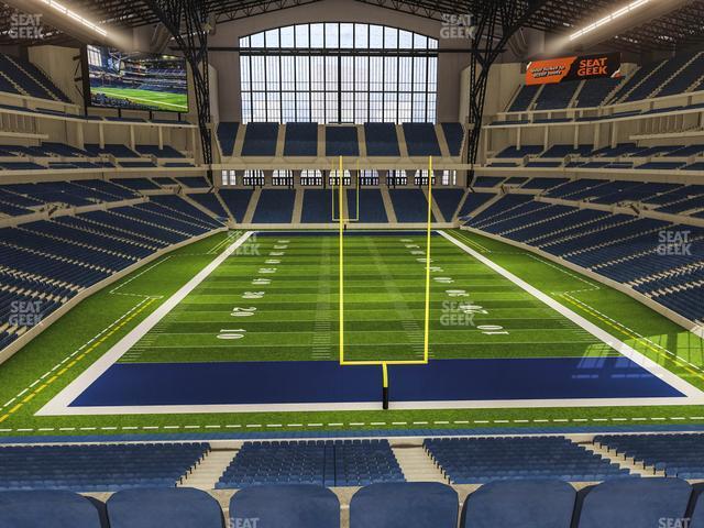 Seating view for Lucas Oil Stadium Section 327