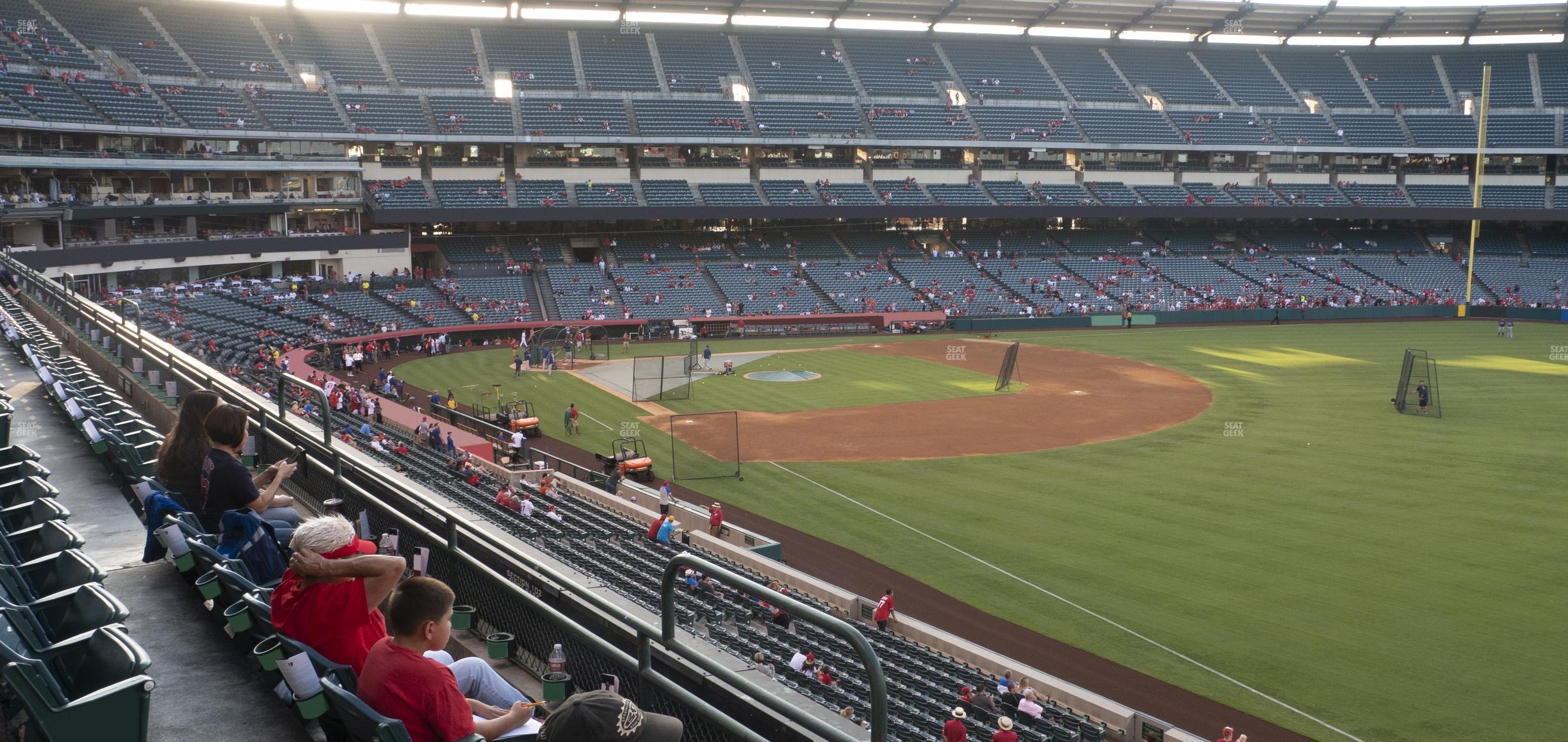 Seating view for Angel Stadium of Anaheim Section 345