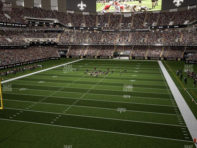 Seating view for Caesars Superdome Section 281