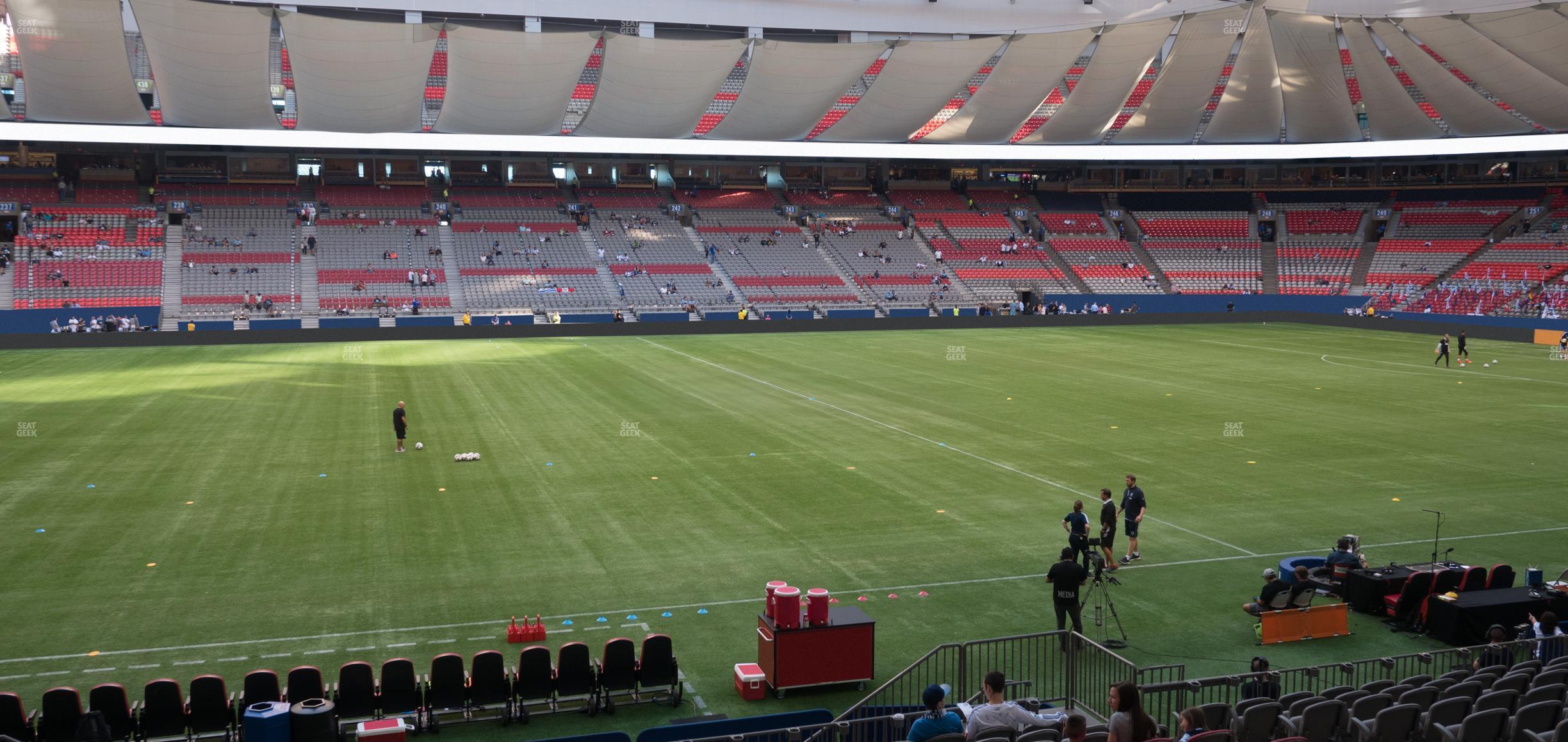 Seating view for BC Place Stadium Section 216