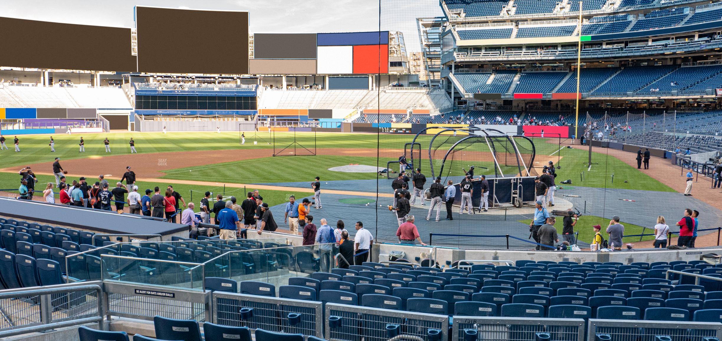 Seating view for Yankee Stadium Section Field Mvp 121 B