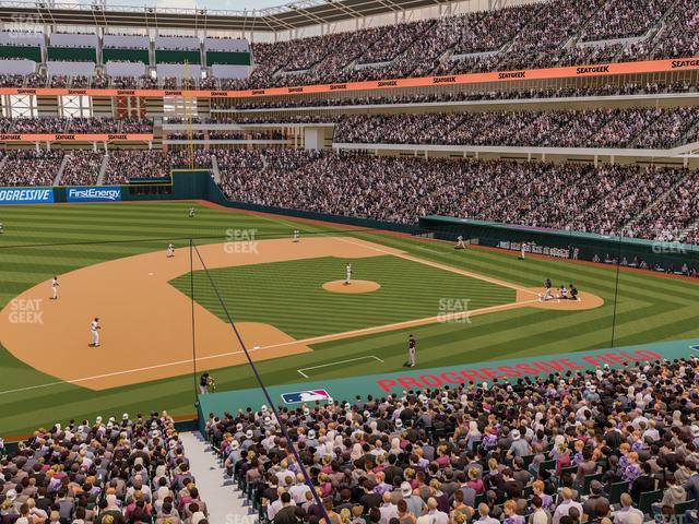 Seating view for Progressive Field Section Suite 157