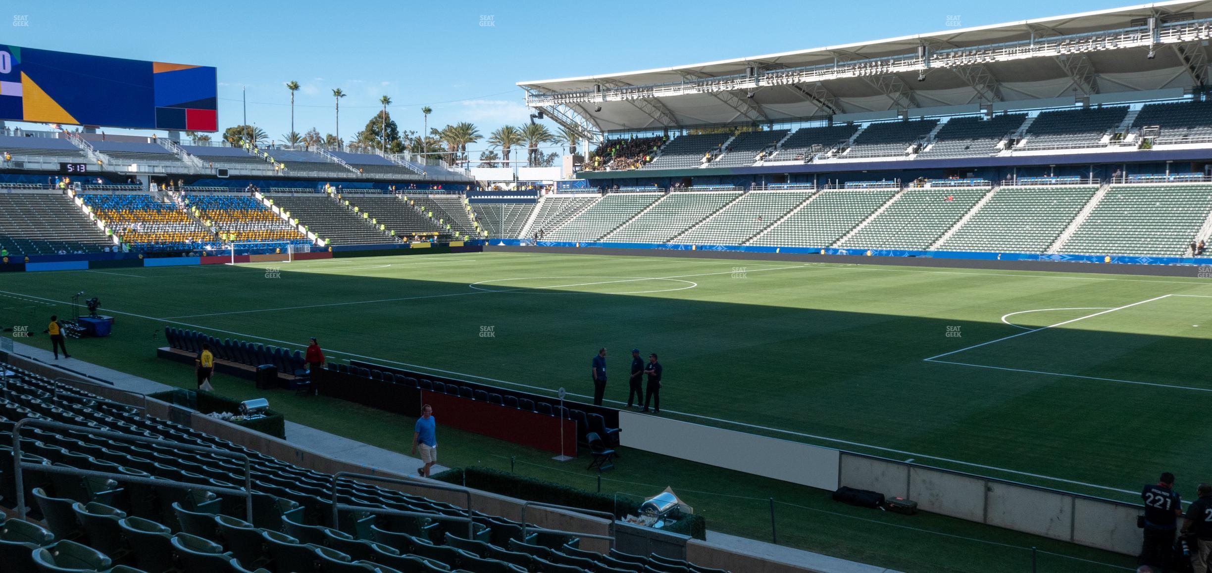 Seating view for Dignity Health Sports Park Section 107