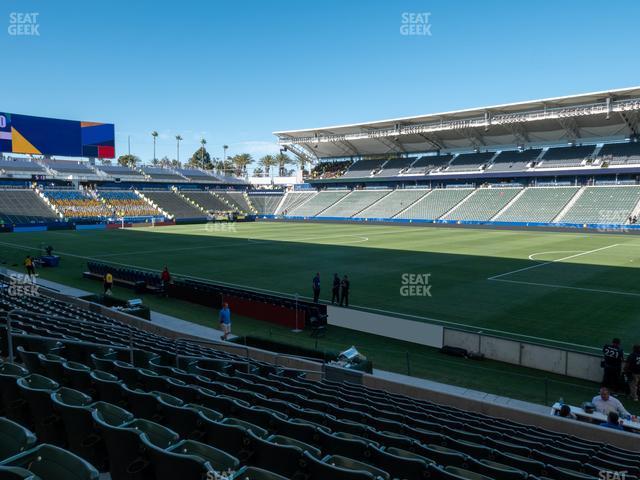 Seating view for Dignity Health Sports Park Section 107