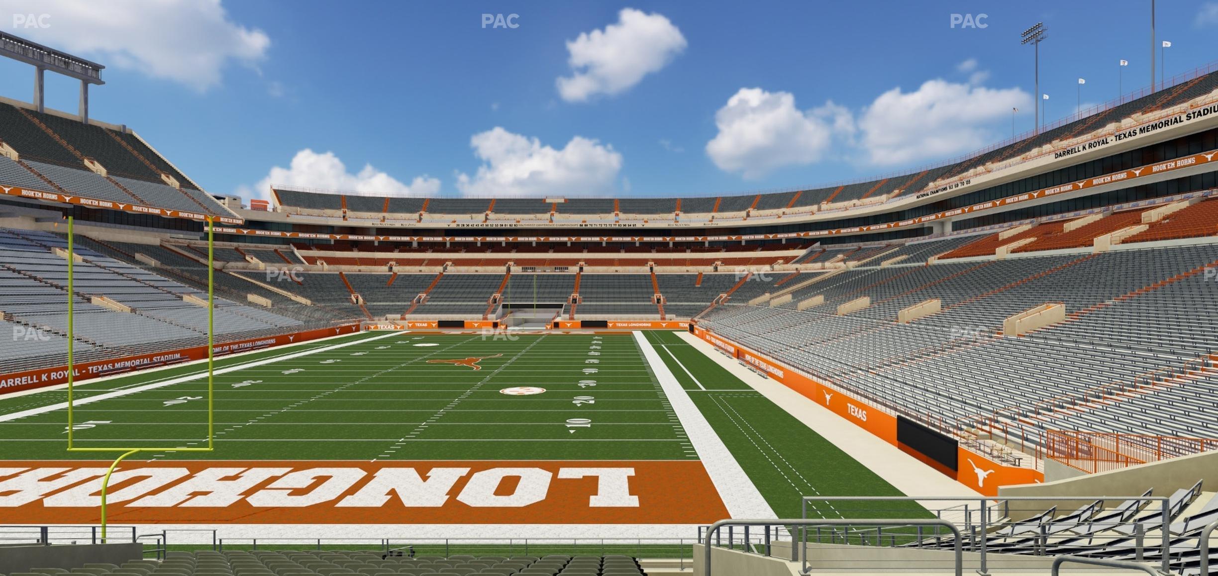 Seating view for Darrell K Royal - Texas Memorial Stadium Section 37 C